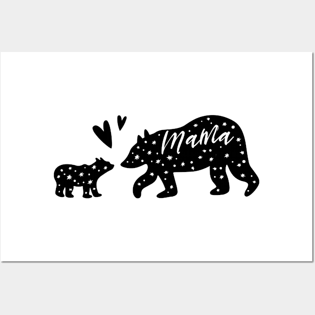 Mama Bear Wall Art by timegraf